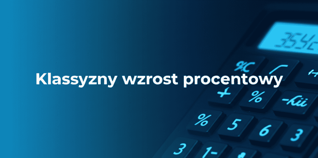 Wykres klasycznego wzrostu procentowego